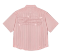 Pink button up shirt