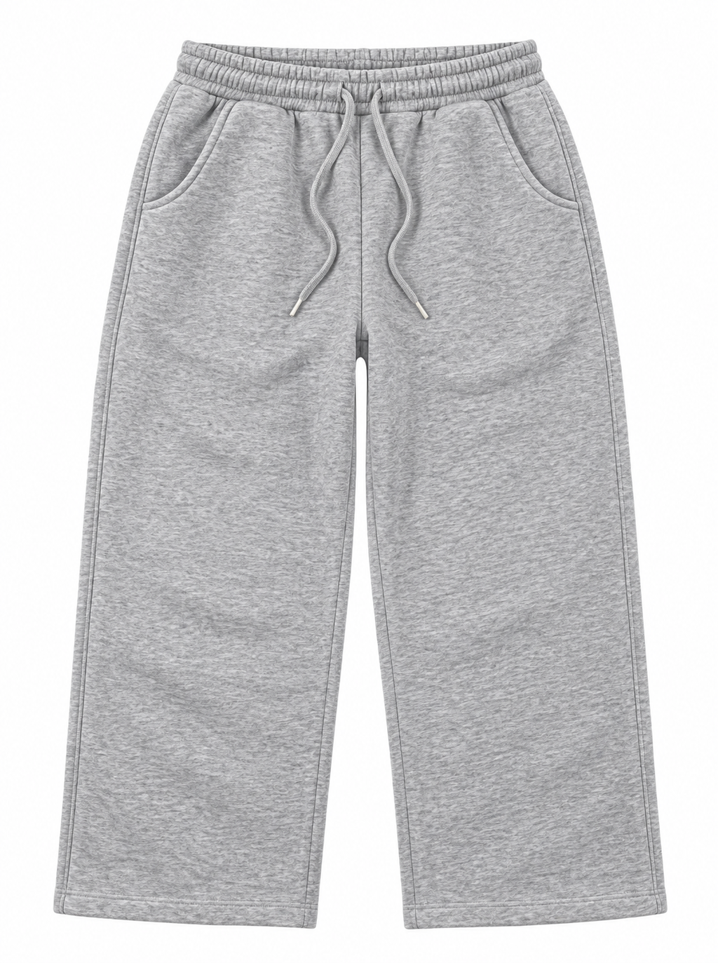 gray baggy sweatpants
