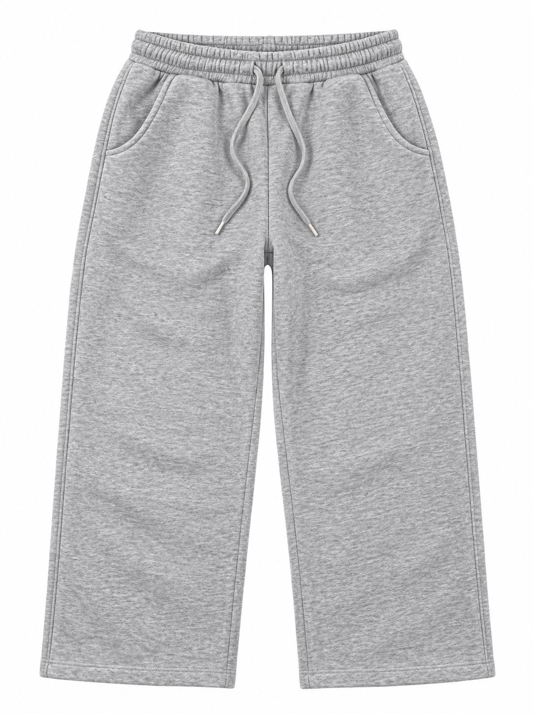 gray baggy sweatpants