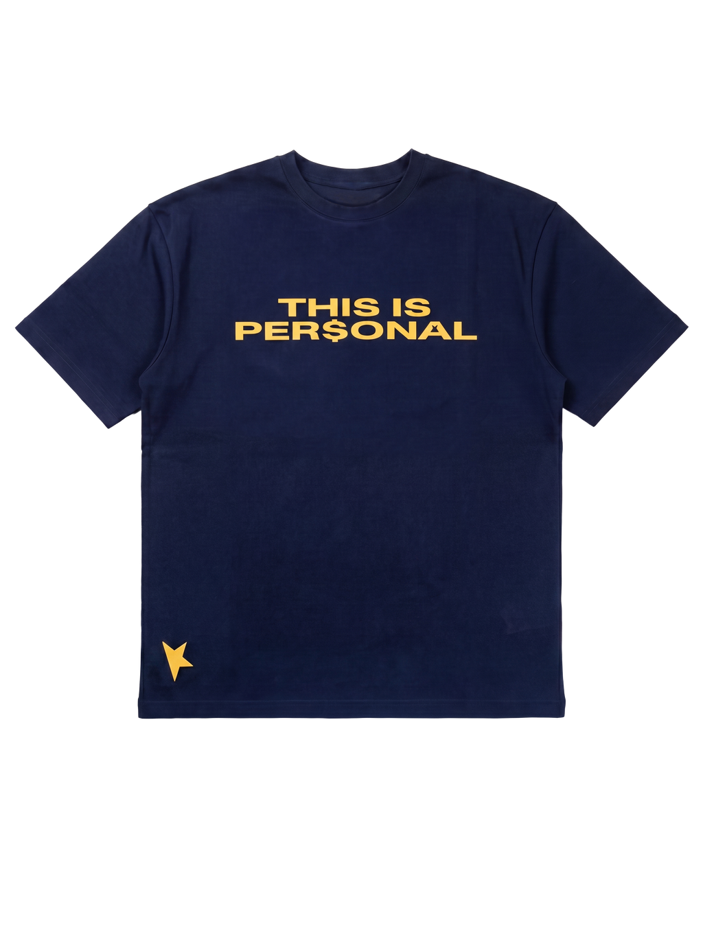 This is personal dark blue T-shirt